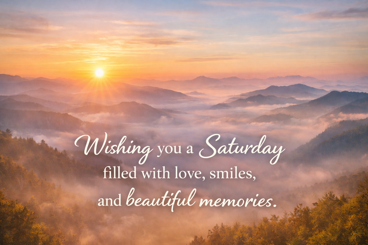 Wishing you a Saturday filled with love,