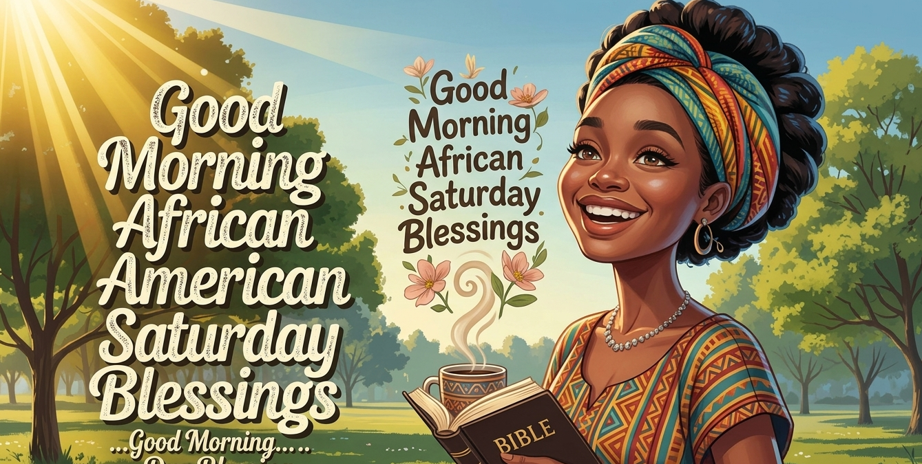 Good Morning African American Saturday Blessings