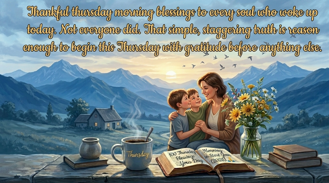 Thankful Thursday Morning Blessings