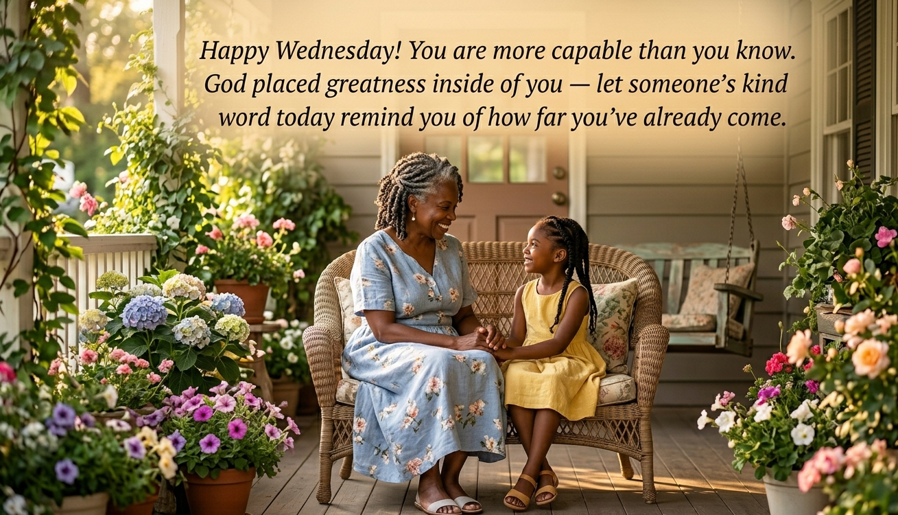 African American Wednesday Blessings Images for Encouragement