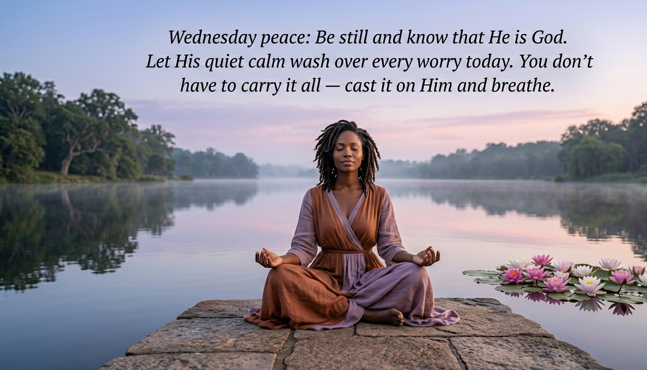 American Wednesday Blessings Images for Peace and Calm