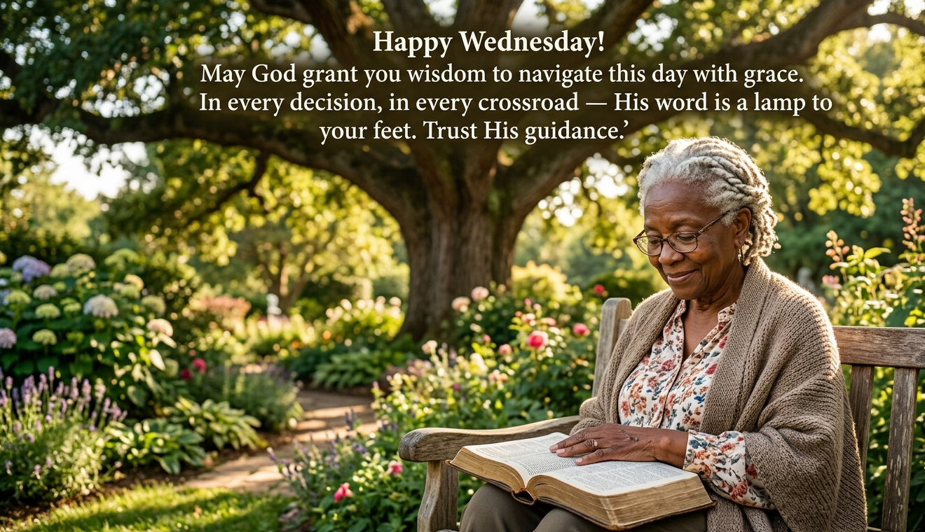 African American Wednesday Blessings Images for Wisdom and Guidance