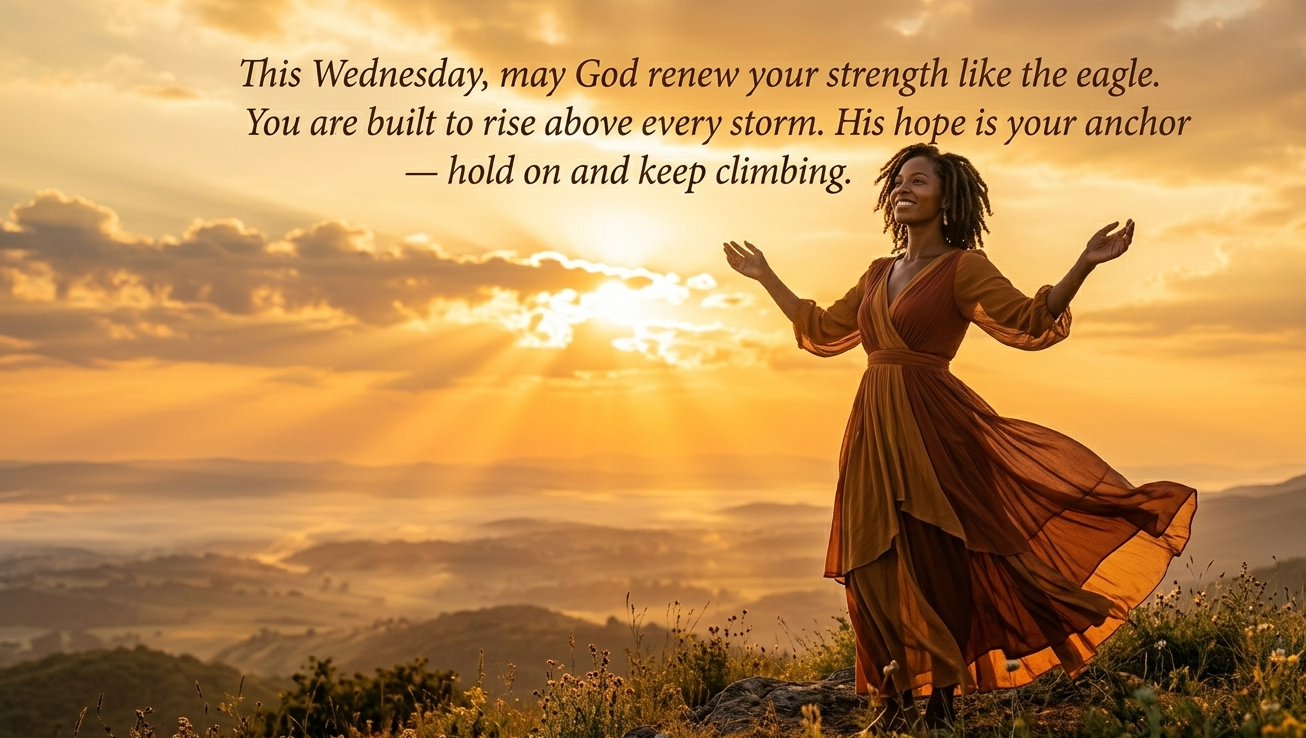 African American Wednesday Blessings Images for Strength and Hope 