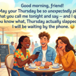 Thursday Morning Blessings for Friends