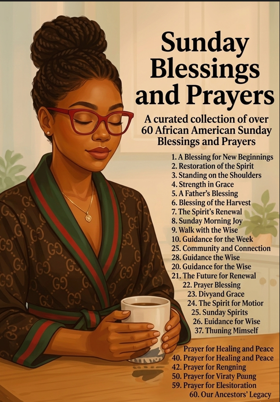 African American Sunday Blessings