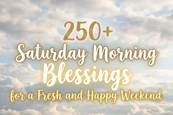 Saturday Morning Blessings for a Fresh and Happy