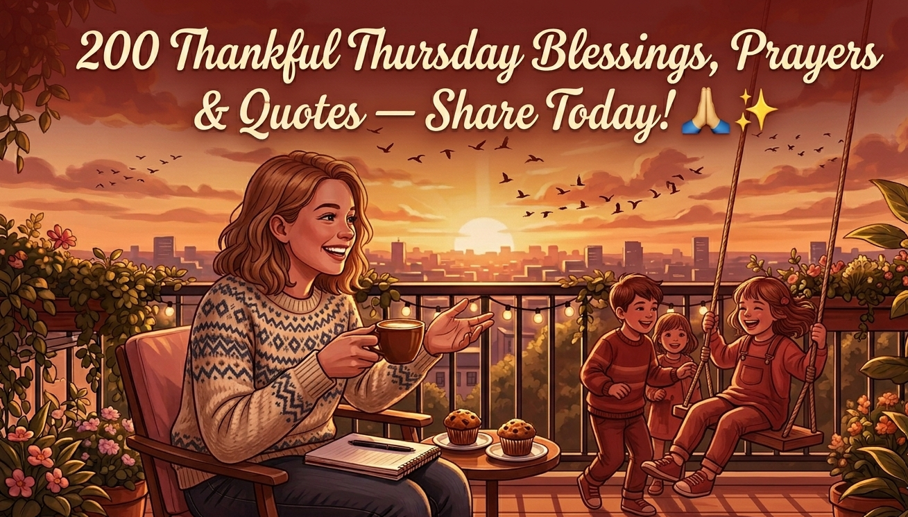 200 Thankful Thursday Blessings, Prayers & Quotes — Share Today